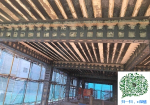 平和梁柱包钢加固